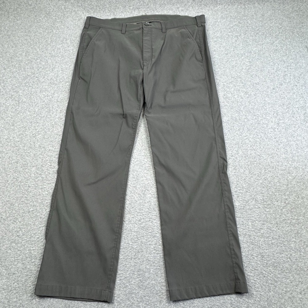 Eddie Bauer Horizon Takeoff Chino Pants Mens 36x30 Gray‎ Stretch UPF 50 Active